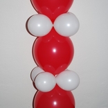 Balonek D5 dekorační 101 Red