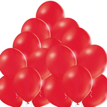 Červené balónky 50 kusů
