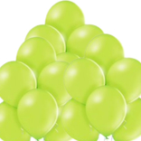Světlezelené balónky 50 kusů