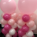 Balónky tmavě růžové 