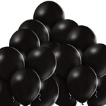Černé balónky - 50 kusů