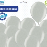 Balónek stříbrný metalický 061 - 50 ks