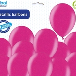 Balónek růžový metalický 064 - 50 ks