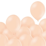 Světle broskvové balónky 100 kusů
