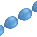 Balónky řetězové tmavě  modré 5 ks