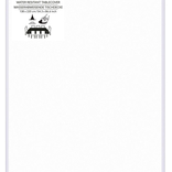 Ubrus bílý Dunisilk® 138 cm x 220 cm