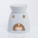 Aroma lampa bílý porcelán 125 mm x 135 mm