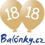 Narozeninové balónky 18 zlaté 