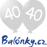 Narozeninové balónky 40 stříbrné 