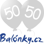 Narozeninové balónky 50 stříbrné 