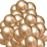 Chromové balónky zlaté 50 ks 30 cm