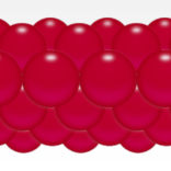 Balónková girlanda červená 3 m