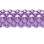 Balónky chromové fialové girlanda 3 m