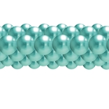 Balónky chromové zelené girlanda 3 m