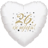 26. narozeniny balónek srdce 