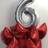 Balónek fóliový červený Krásné narozeniny! 