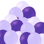 Mix lila, lavender a fialových balonků 50 kusů