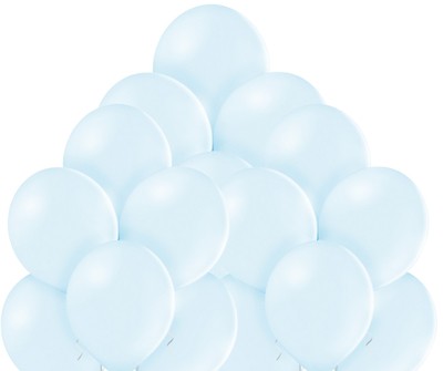 Ledově modré balónky 50 kusů