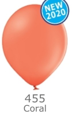 Balónek 455 CORAL RED - lososová