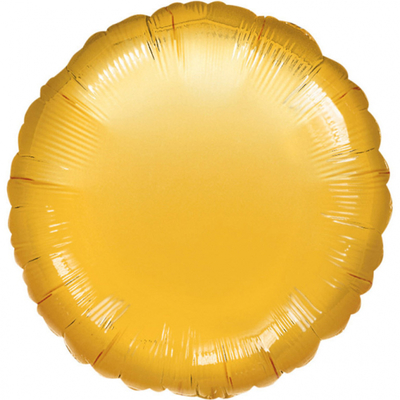 Balónek kruh Gold Metallic