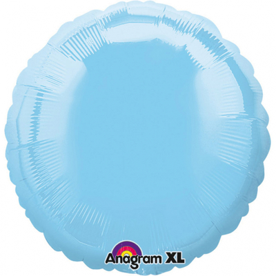 Balónek kruh Light Blue Iridescent 42cm