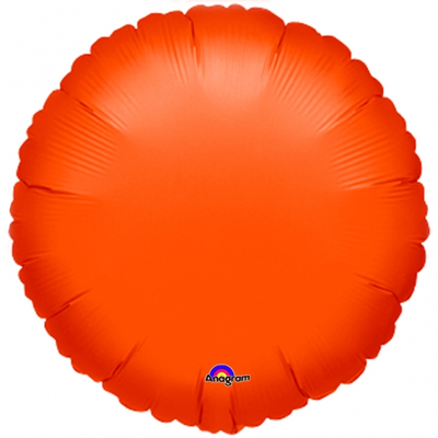 Balónek kruh Orange Metallic 42cm