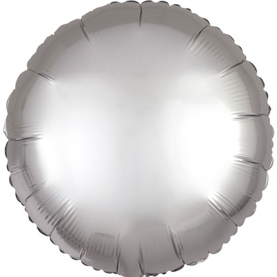 Balónek kruh stříbrný