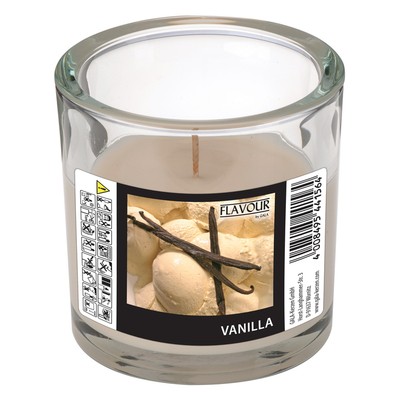 Vonná svíčka Vanilla ve skle ELEGANT