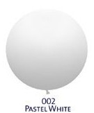 Obří balóny - JUMBO - 002 WHITE
