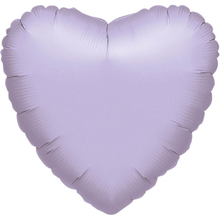 Balónek srdce foliové světle fialové