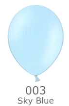 Balónek světle modrý 003