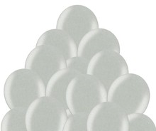 Balónek stříbrný metalický 061 - 30 ks