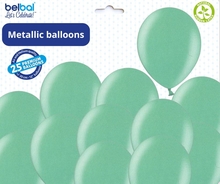 Balónek zelený metalický 063 - 50 ks
