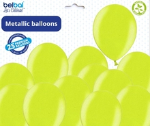 Balónky metalické - 078 APPLE GREEN - 50 ks