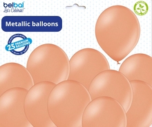 Balónky metalické - 091 Rose Gold - 50 ks
