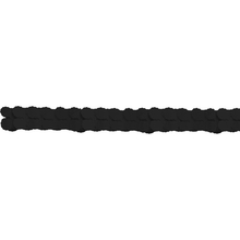Girlanda papírová černá 365 cm