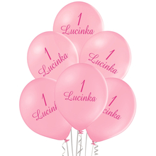 Balónky s nápisem dle Vašeho přání - 1.narozeniny