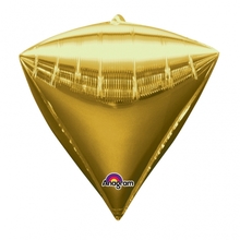 Diamant zlatý balónek foliový 38 cm x 43 cm
