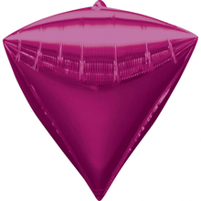Diamant růžový balónek foliový 38 cm x 43 cm