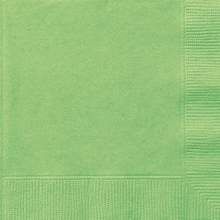 Ubrousky Lime Green 20ks 2-vrstvé 33cm x 33cm