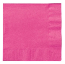 Ubrousky růžové 20ks 2-vrstvé 33cm x 33cm
