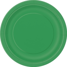 Talíře papírové Green 8ks 18cm