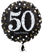 Balónek foliový 50. narozeniny 43 cm