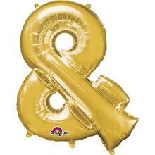 Symbol & zlaté foliové balónky 96 cm x 76 cm
