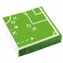 Ubrousky fotbal 20 ks 33 cm x 33 cm