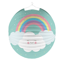 Lampion duha a mraky 25 cm