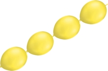 Balónky řetězové žluté 5 ks 