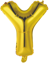 Písmeno Y zlatý balónek 40 cm