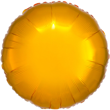 Balónek kruh zlatý metalický fóliový