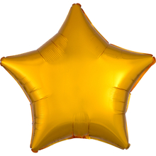 Balónek hvězda zlatá metalická